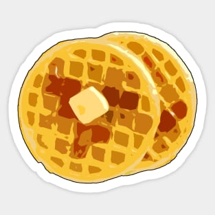 Waffles Sticker